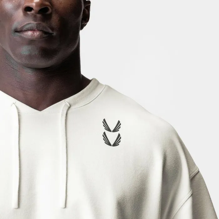 ASRV Short Sleeves Men MicroTerry WarmUp Tee Cream