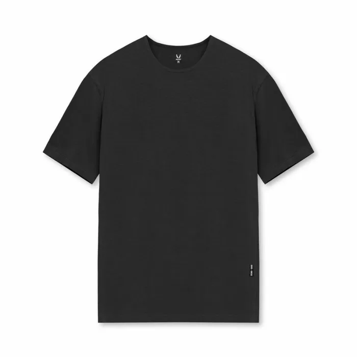 ASRV Short Sleeves Men Solucell Essential Tee Black