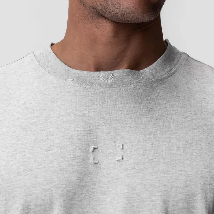ASRV Short Sleeves Men Tech Essential Relaxed Tee Heather Grey 034space Bracket034 ASRV Short Sleeves Men Tech Essential Relaxed Tee Heather Grey 034space Bracket034