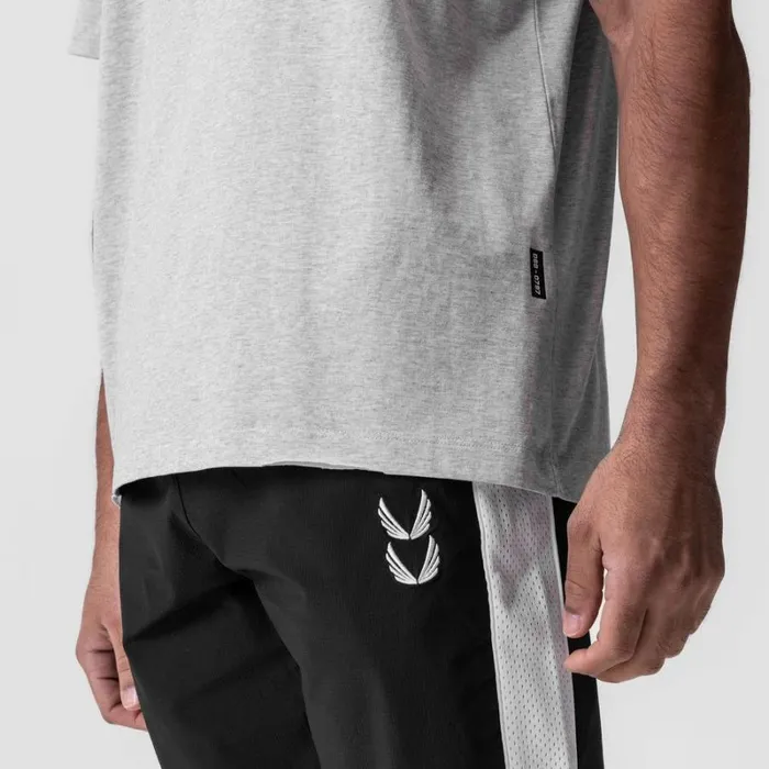 ASRV Short Sleeves Men Tech Essential Relaxed Tee Heather Grey 034space Bracket034 ASRV Short Sleeves Men Tech Essential Relaxed Tee Heather Grey 034space Bracket034
