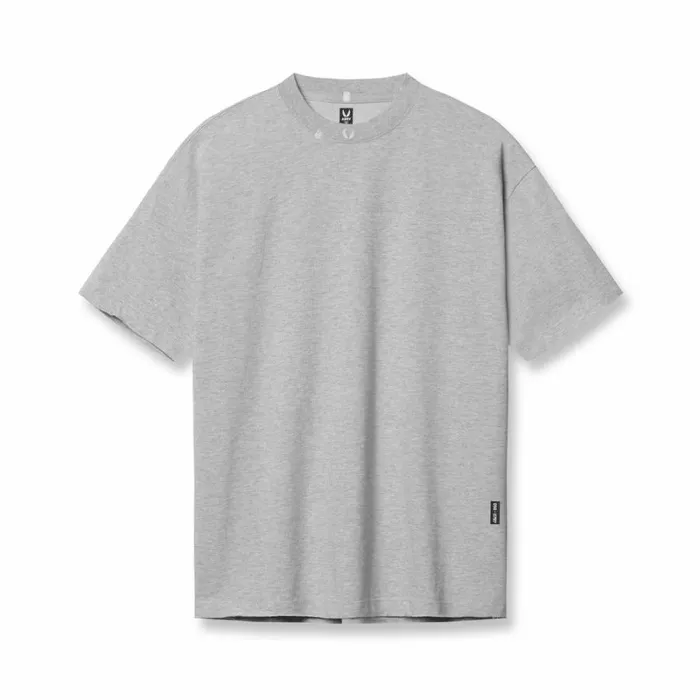 ASRV Short Sleeves Men Tech Essential Relaxed Tee Heather Grey