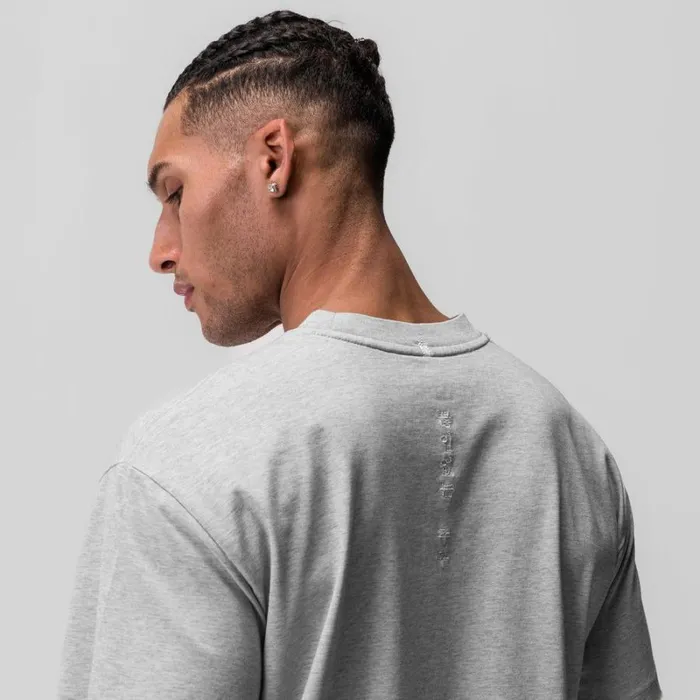 ASRV Short Sleeves Men Tech Essential Relaxed Tee Heather Grey