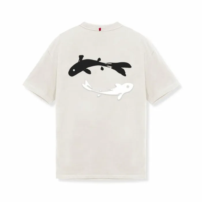ASRV Short Sleeves Men Tech Essential Relaxed Tee Stone 034koi034
