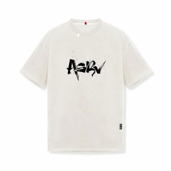 ASRV Short Sleeves Men Tech Essential Relaxed Tee Stone 034koi034