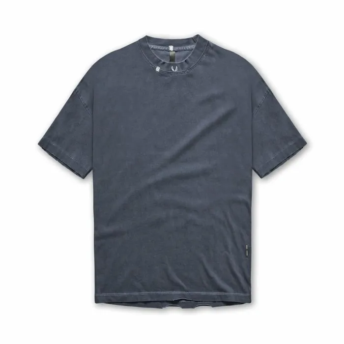 ASRV Short Sleeves Men Technical Essentials Relaxed Tee Faded Navy