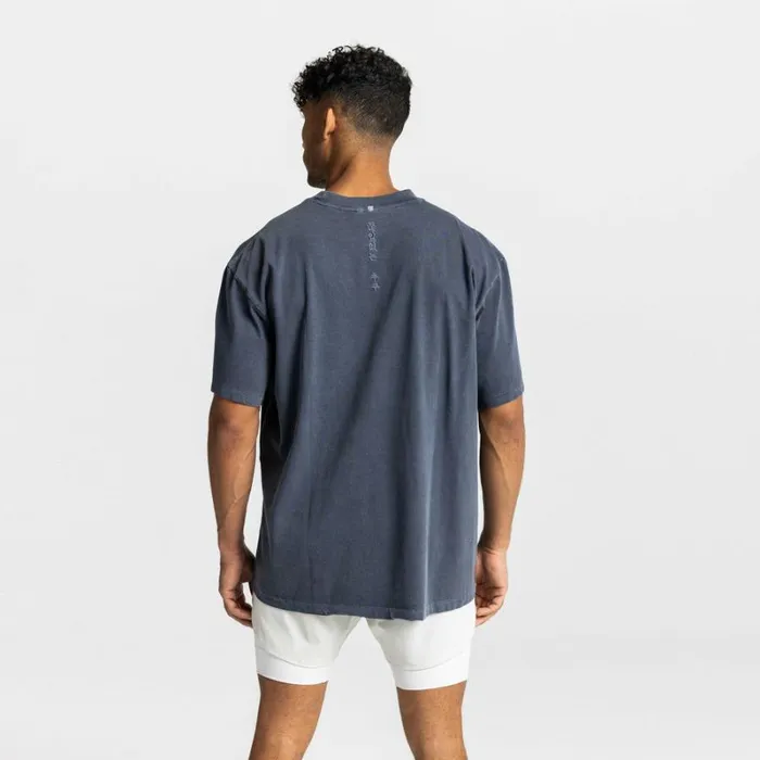 ASRV Short Sleeves Men Technical Essentials Relaxed Tee Faded Navy