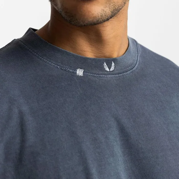 ASRV Short Sleeves Men Technical Essentials Relaxed Tee Faded Navy