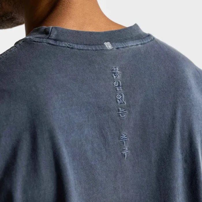 ASRV Short Sleeves Men Technical Essentials Relaxed Tee Faded Navy