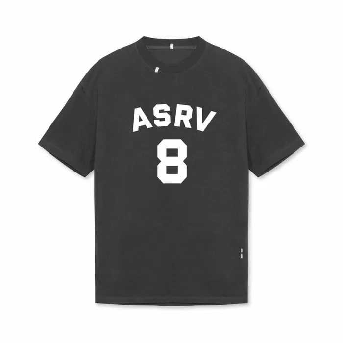 ASRV Short Sleeves Men Technical Essentials Relaxed Tee Space Grey 034asrv 8034