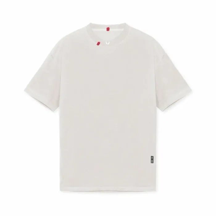 ASRV Short Sleeves Men Technical Essentials Relaxed Tee Stone