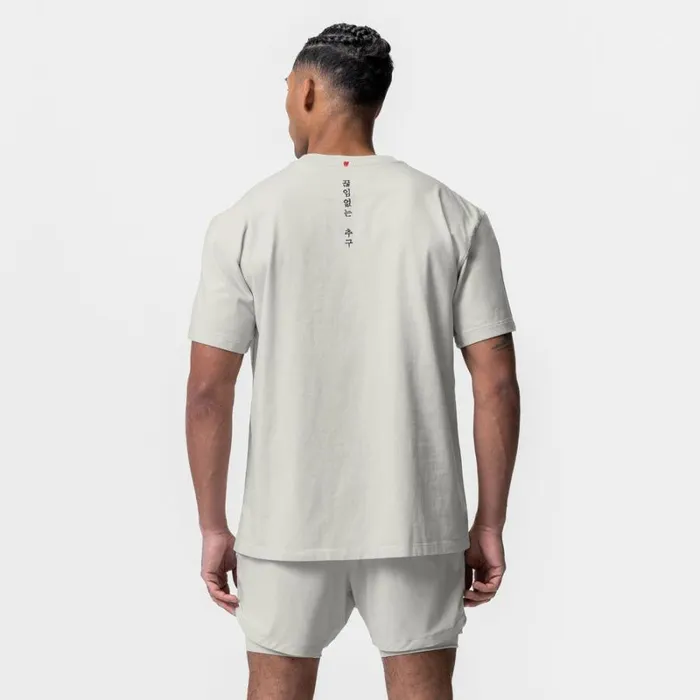 ASRV Short Sleeves Men Technical Essentials Relaxed Tee Stone