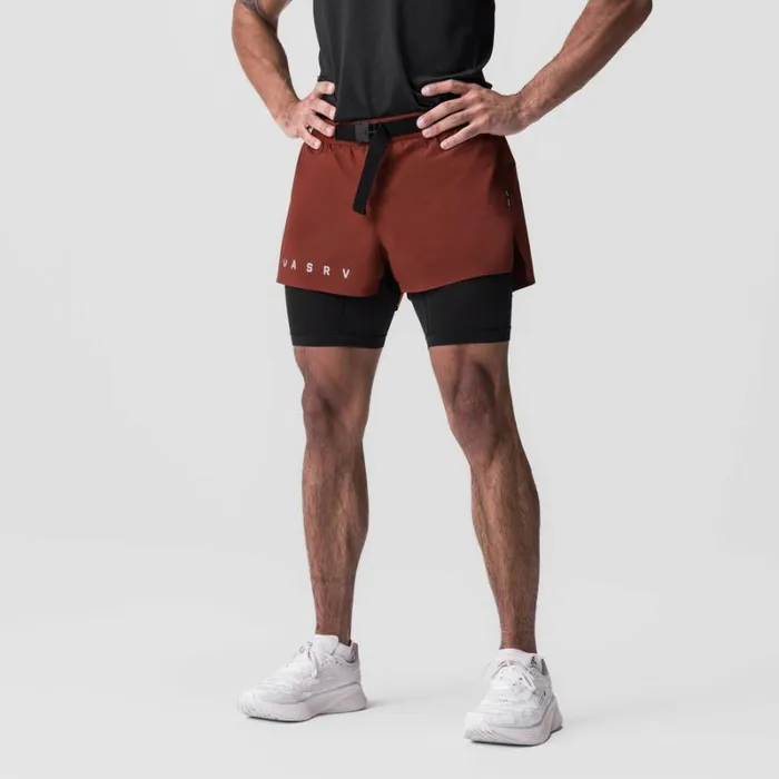 ASRV Shorts Men Ripstop 3034 Belt Pack Short Brickblack