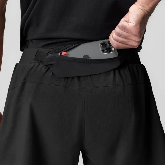 ASRV Shorts Men Ripstop 3034 Belt Pack Short Dusk Blackblack