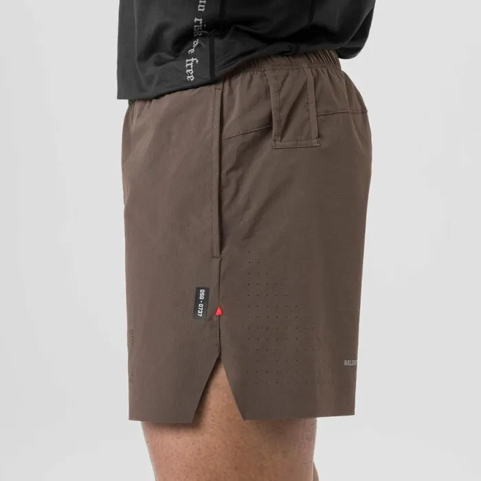 ASRV Shorts Men Ripstop 6034 Perforated Short Deep Taupe
