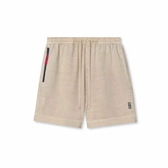 ASRV Shorts Men Tech Essential Sweat Short Faded Beige