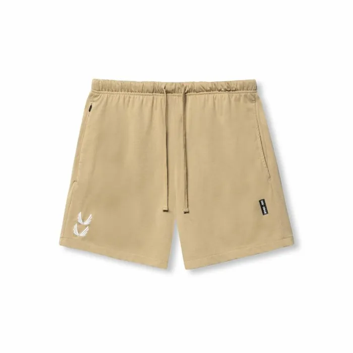 ASRV Shorts Men Tech Essential Sweat Short Khaki