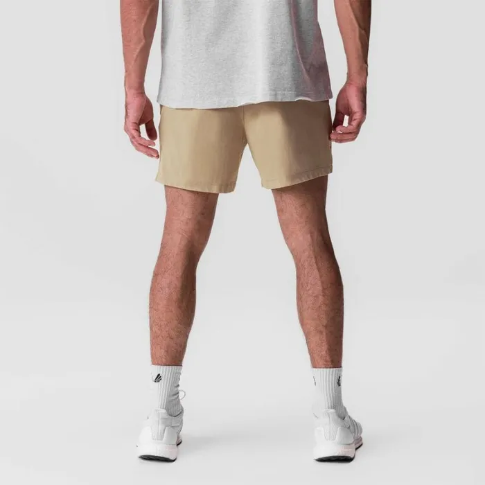 ASRV Shorts Men Tech Essential Sweat Short Khaki