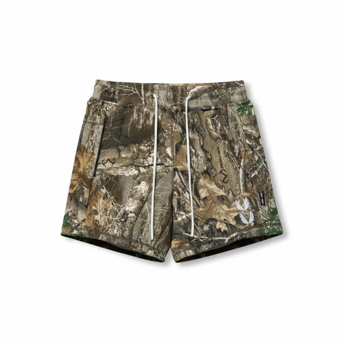 ASRV Shorts Men TechTerry Sidelock Sweat Short Realtree Camo 034stacked Wings034