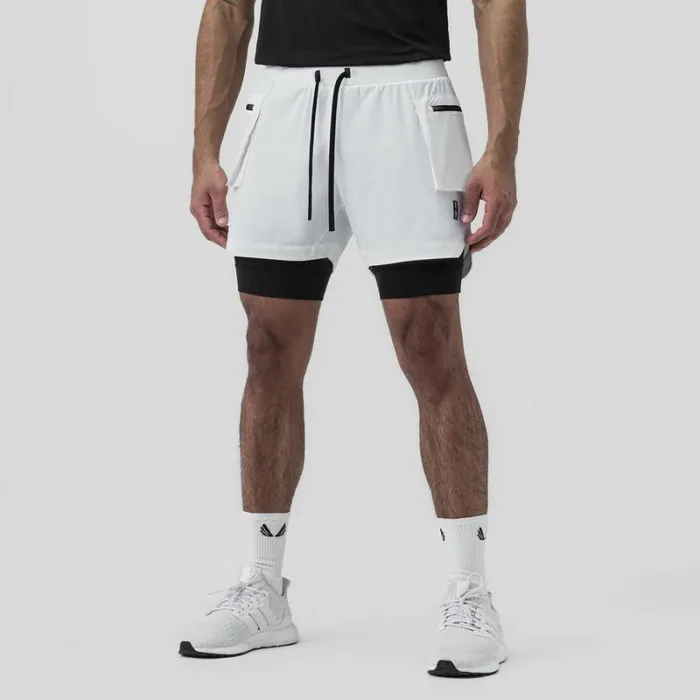 ASRV Shorts Men TetraLite 5034 Liner Cargo Short White