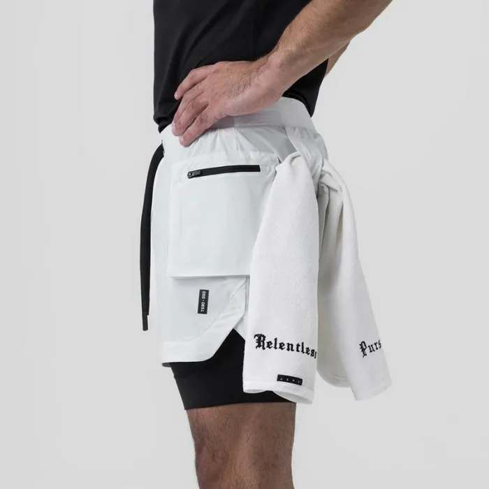 ASRV Shorts Men TetraLite 5034 Liner Cargo Short White