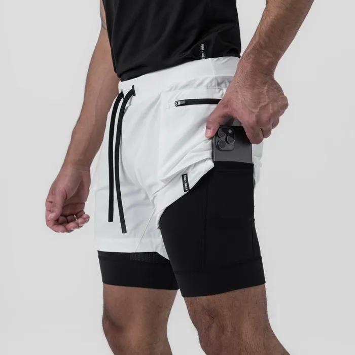ASRV Shorts Men TetraLite 5034 Liner Cargo Short White