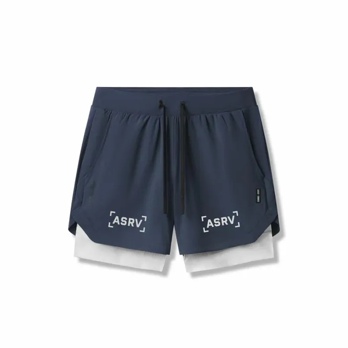 ASRV Shorts Men TetraLite 5034 Liner Short Navy 034bracket034white