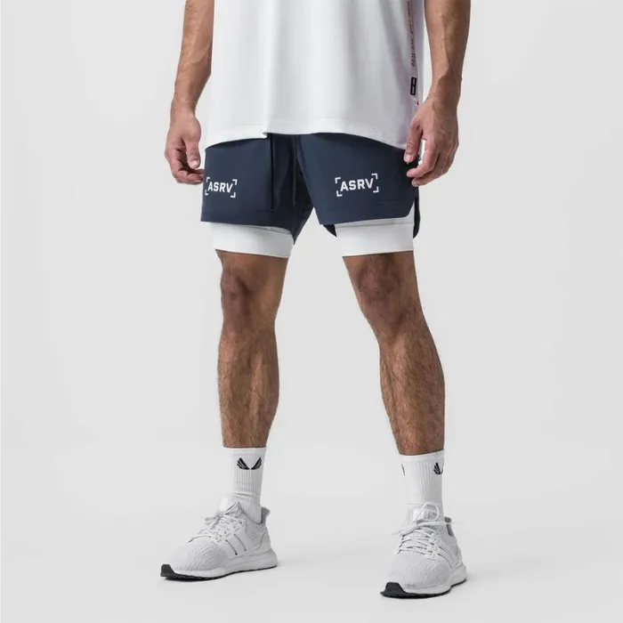 ASRV Shorts Men TetraLite 5034 Liner Short Navy 034bracket034white