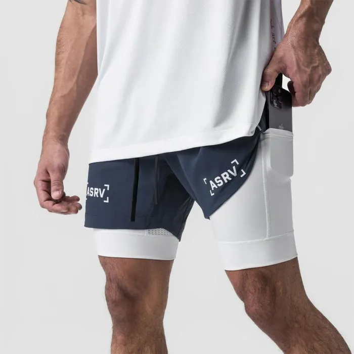 ASRV Shorts Men TetraLite 5034 Liner Short Navy 034bracket034white