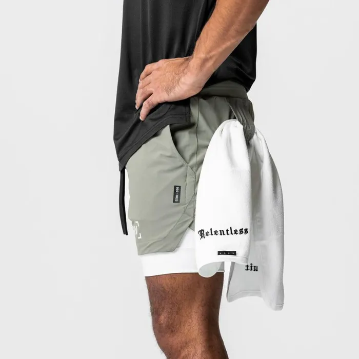 ASRV Shorts Men TETRALITE 5034 Liner Short Sagewhite
