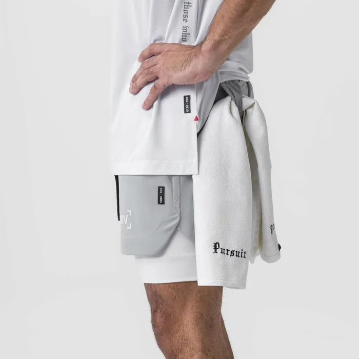 ASRV Shorts Men TetraLite 5034 Liner Short Slate Grey 034bracket034white