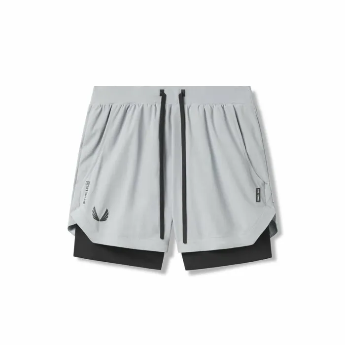 ASRV Shorts Men TetraLite 5034 Liner Short Slate Grey 034wings034black