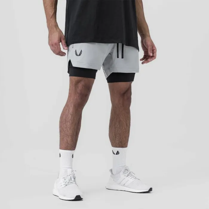 ASRV Shorts Men TetraLite 5034 Liner Short Slate Grey 034wings034black
