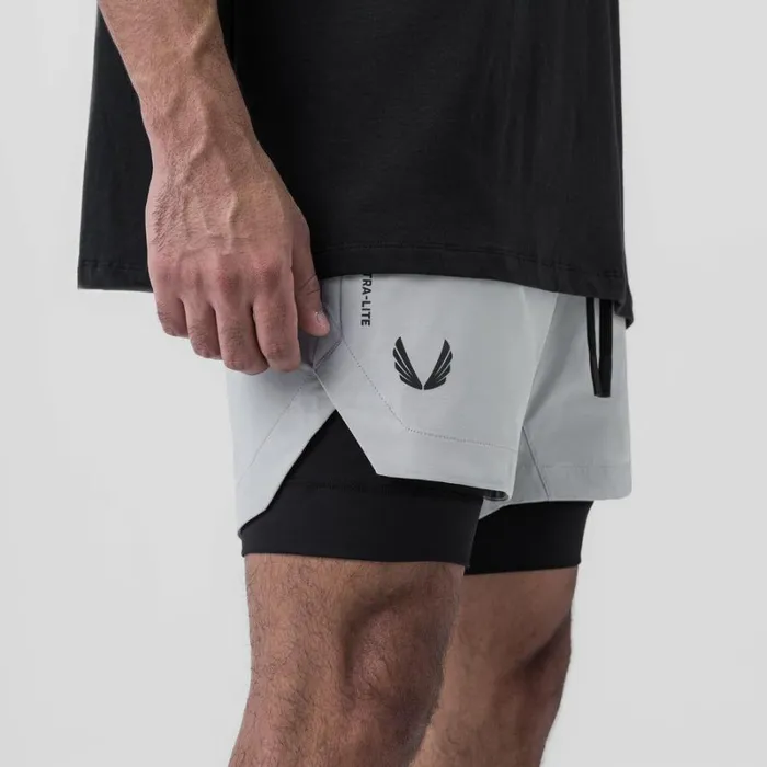 ASRV Shorts Men TetraLite 5034 Liner Short Slate Grey 034wings034black