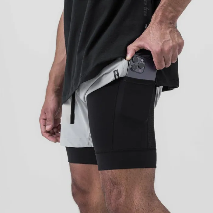 ASRV Shorts Men TetraLite 5034 Liner Short Slate Grey 034wings034black
