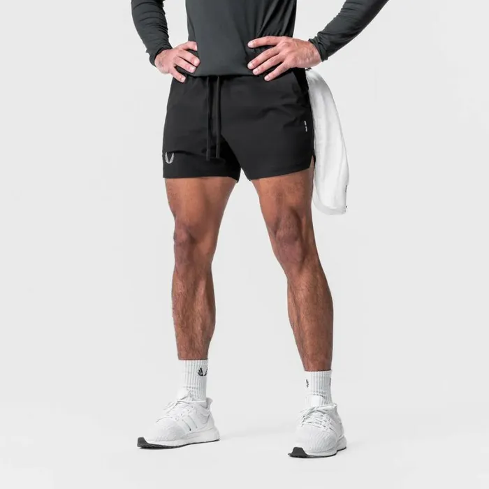 ASRV Shorts Men TetraLite 5034 Linerless Short Black 034wings034