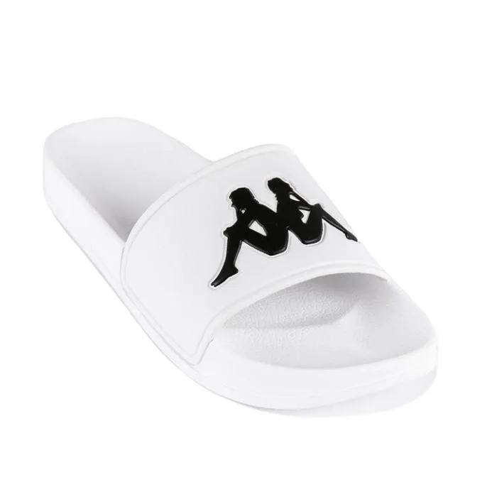 Authentic Adam 2 Slides 8211 White Black White Black Footwear Kappa Slides