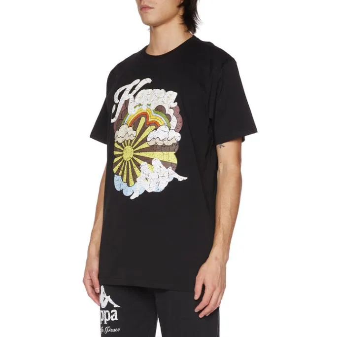 Authentic Kingston TShirt 8211 Jet Black Jet Black Men Kappa TShirts