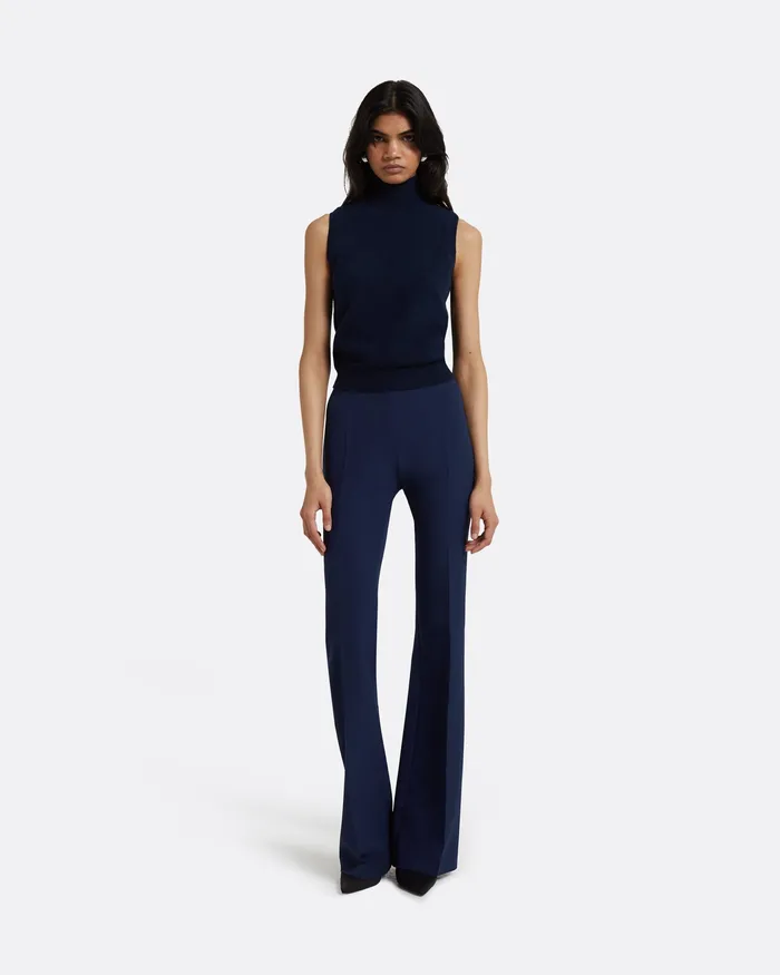 Aysel Maritime Knit Top Maritime Blue Knitwear Safiyaa Women