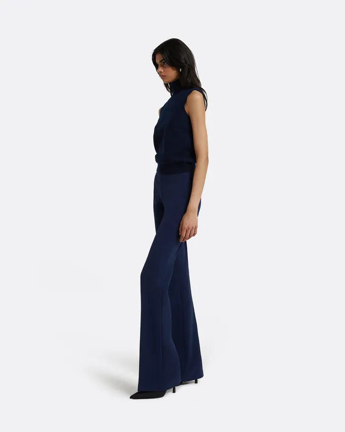 Aysel Maritime Knit Top Maritime Blue Knitwear Safiyaa Women