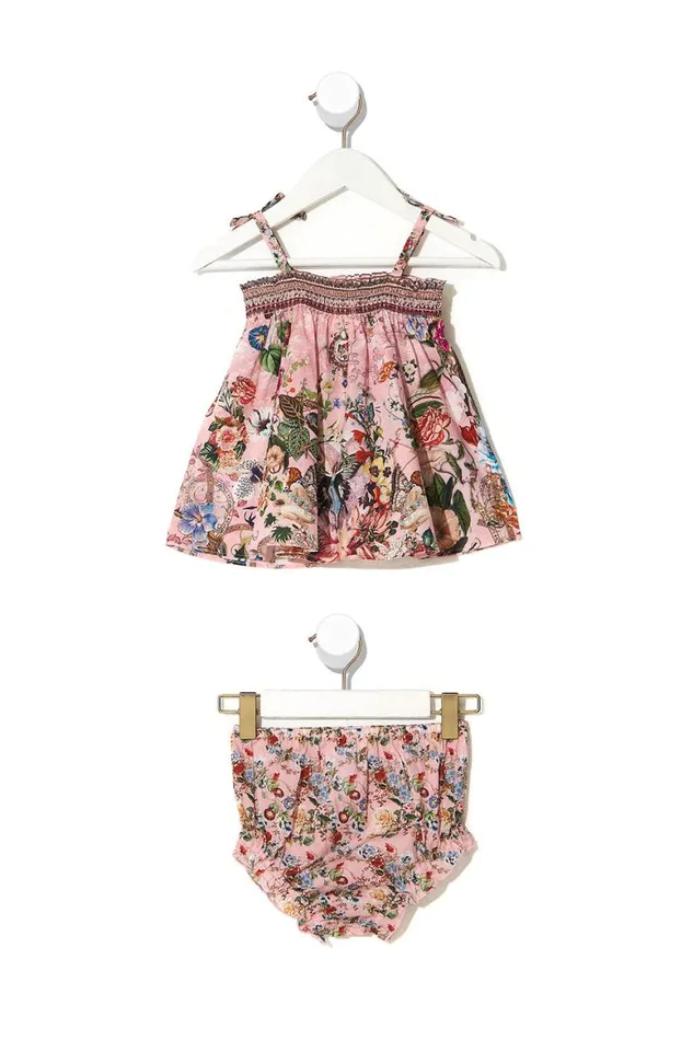 BABIES CAMI AND BLOOMER SET YOUNG HEARTS Young Hearts Kids Camilla Baby