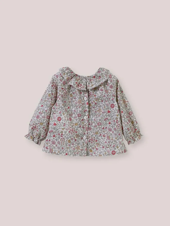 Baby Birth Cyrillus Godington Motif Shirt Made With Liberty Fabric Lib Godington Park