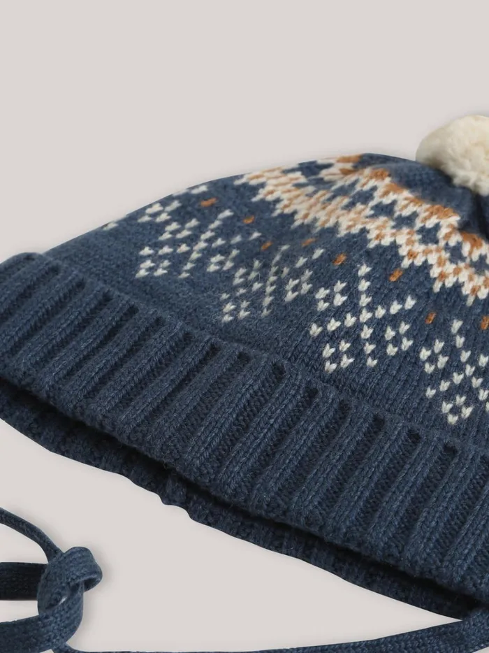 Baby Birth Cyrillus Jacquard Beanie Nuit