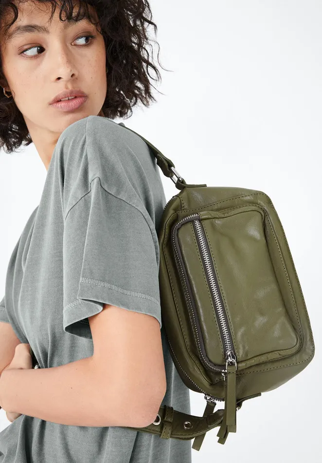 Bags Women Hush Albany Leather Bag Olive Green