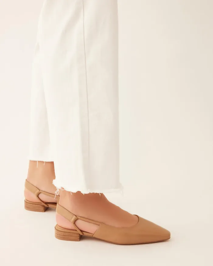 BALLET jomercer Women Larissa dress flats tan leather