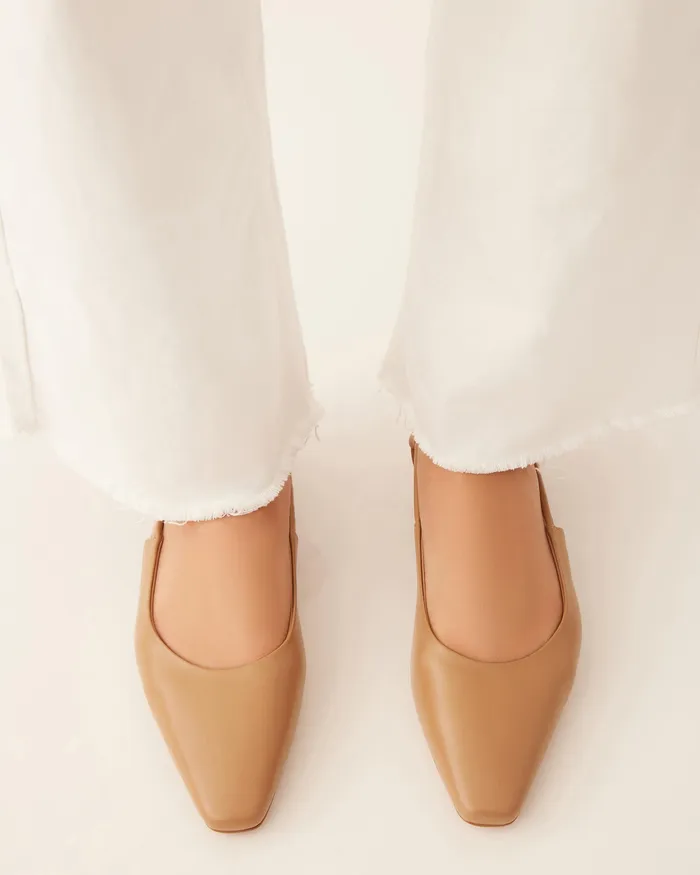 BALLET jomercer Women Larissa dress flats tan leather