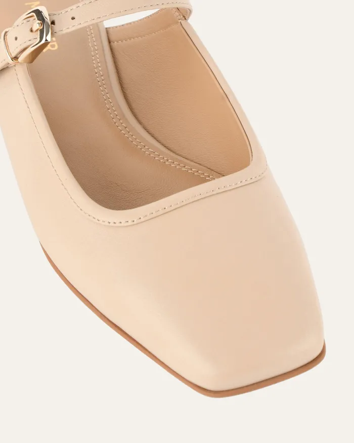 BALLET jomercer Women Sammy dress flats sand leather BALLET jomercer Women Sammy dress flats sand leather