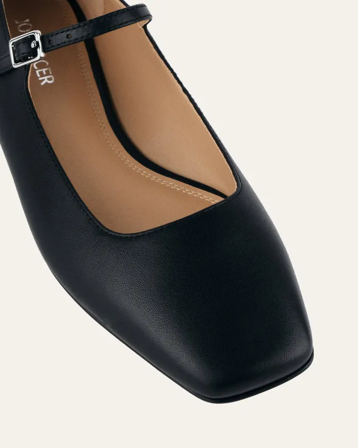BALLET jomercer Women Serenity casual flats black leather