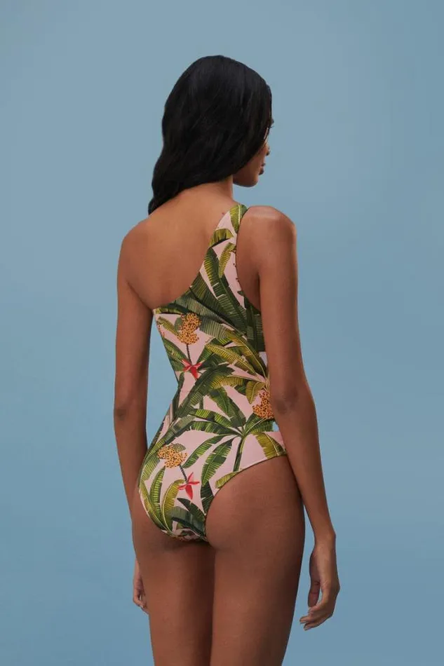 Banana Leaves OnePiece Swimsuit Women FARM Rio OnePiece Swimsuits