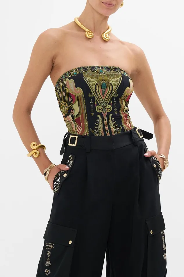 BANDEAU BODYSUIT THEY CALLED HER NEFERTARI They Called Her Nefertari Womens Camilla Bras and Underwear