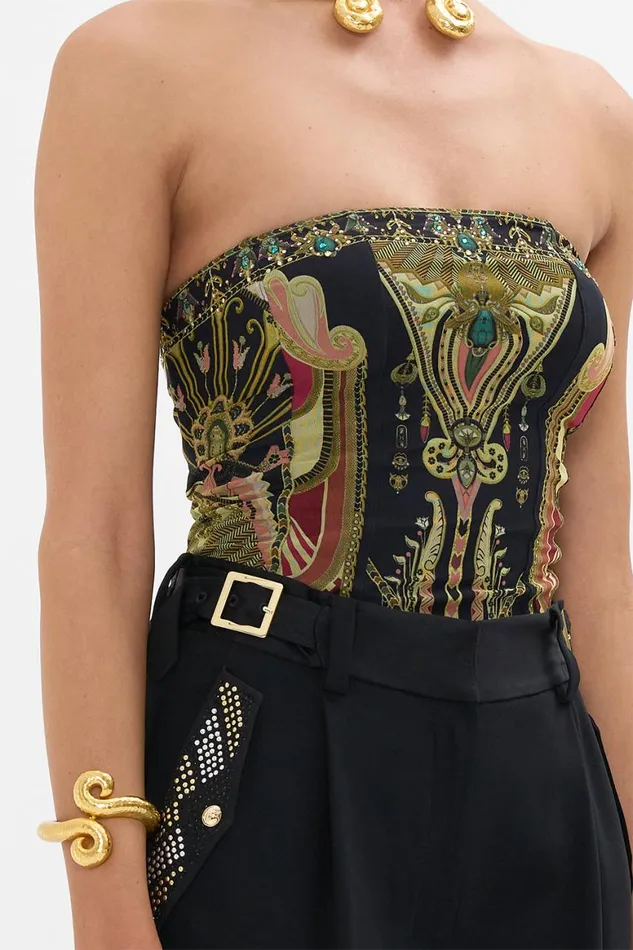BANDEAU BODYSUIT THEY CALLED HER NEFERTARI They Called Her Nefertari Womens Camilla Bras and Underwear
